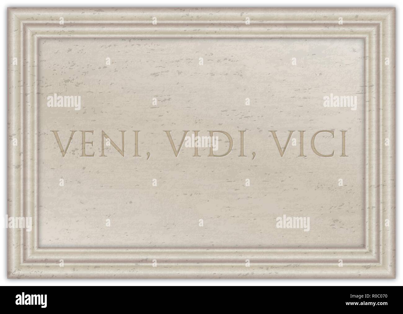 Veni vidi vici' Poster, picture, metal print, paint by Markus