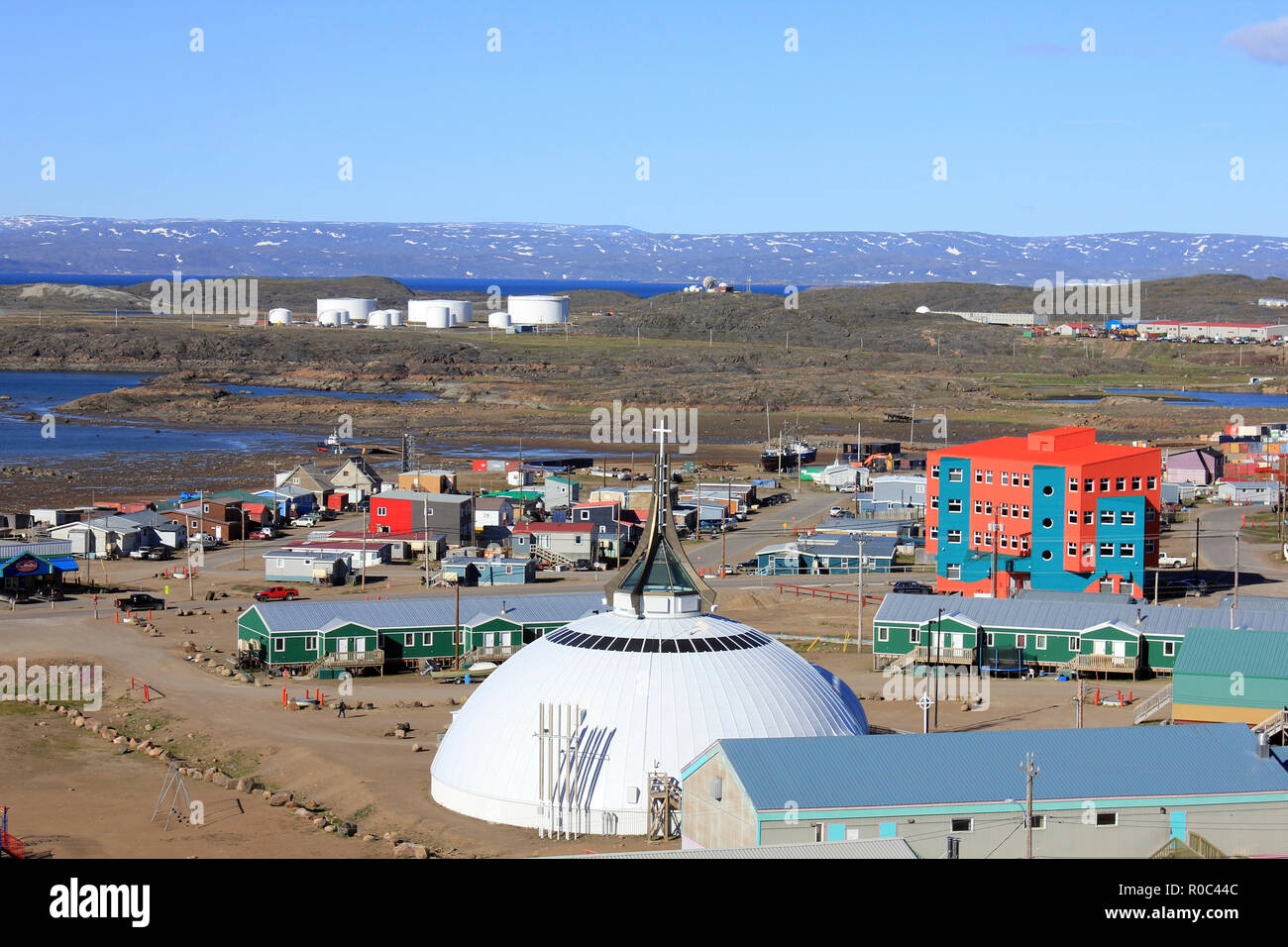 Iqaluit, Baffin Island, Nunavut, Canada Stock Photo