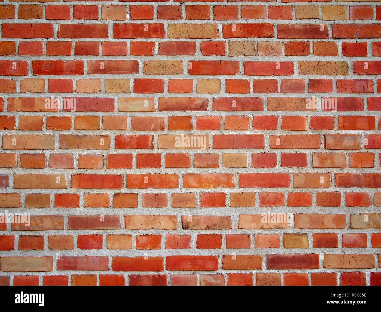 Wall made from bricks, can be used as a background Stock Photo