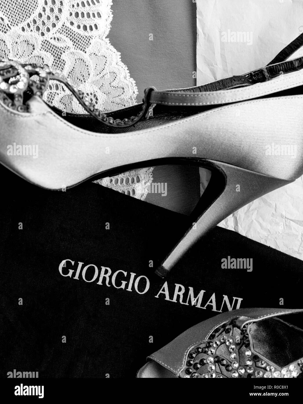 Giorgio armani Black and White Stock Photos & Images - Alamy
