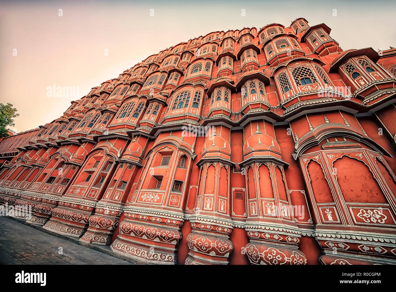 Hawa Mahal - Palace of Winds, Jaipur, India. Stock Photo