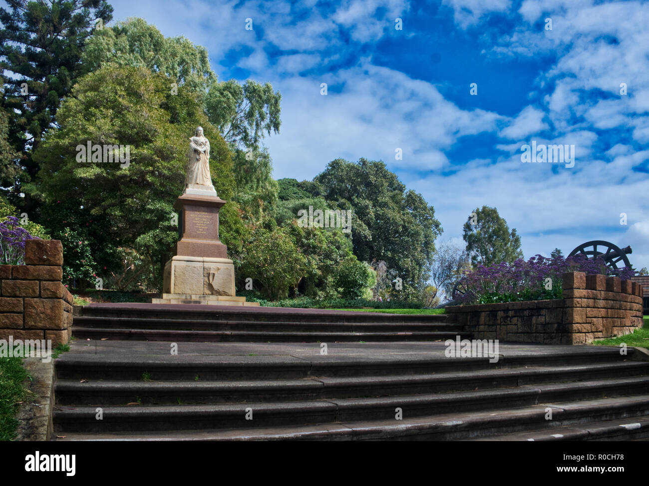 Queen Victoria Memorial in Kings Park Perth WA Stock Photo