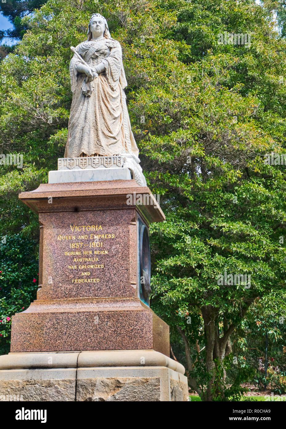 Queen Victoria Memorial in Kings Park Perth WA Stock Photo Alamy