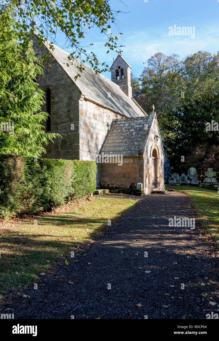 Holy Trinity Church Old Bewick, Northumberland Stock Photo