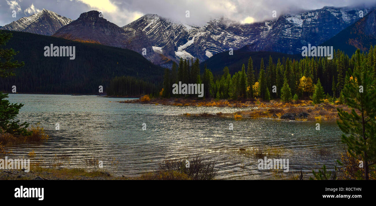 breath taking scenes in the Alberta wild Stock Photo