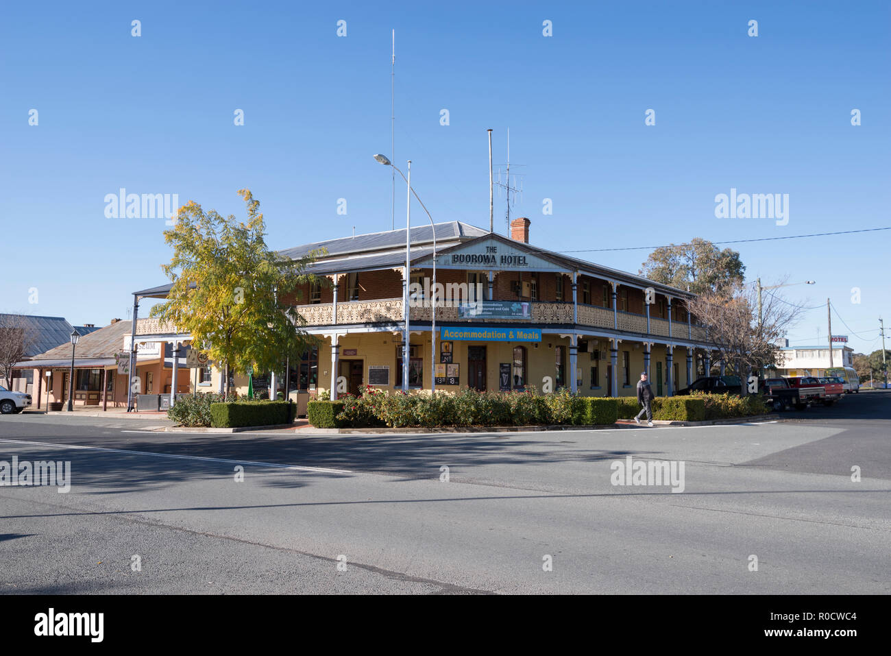 Boorowa Hotel, Hilltops Region, South West Slopes of New South Wales, Australia Stock Photo