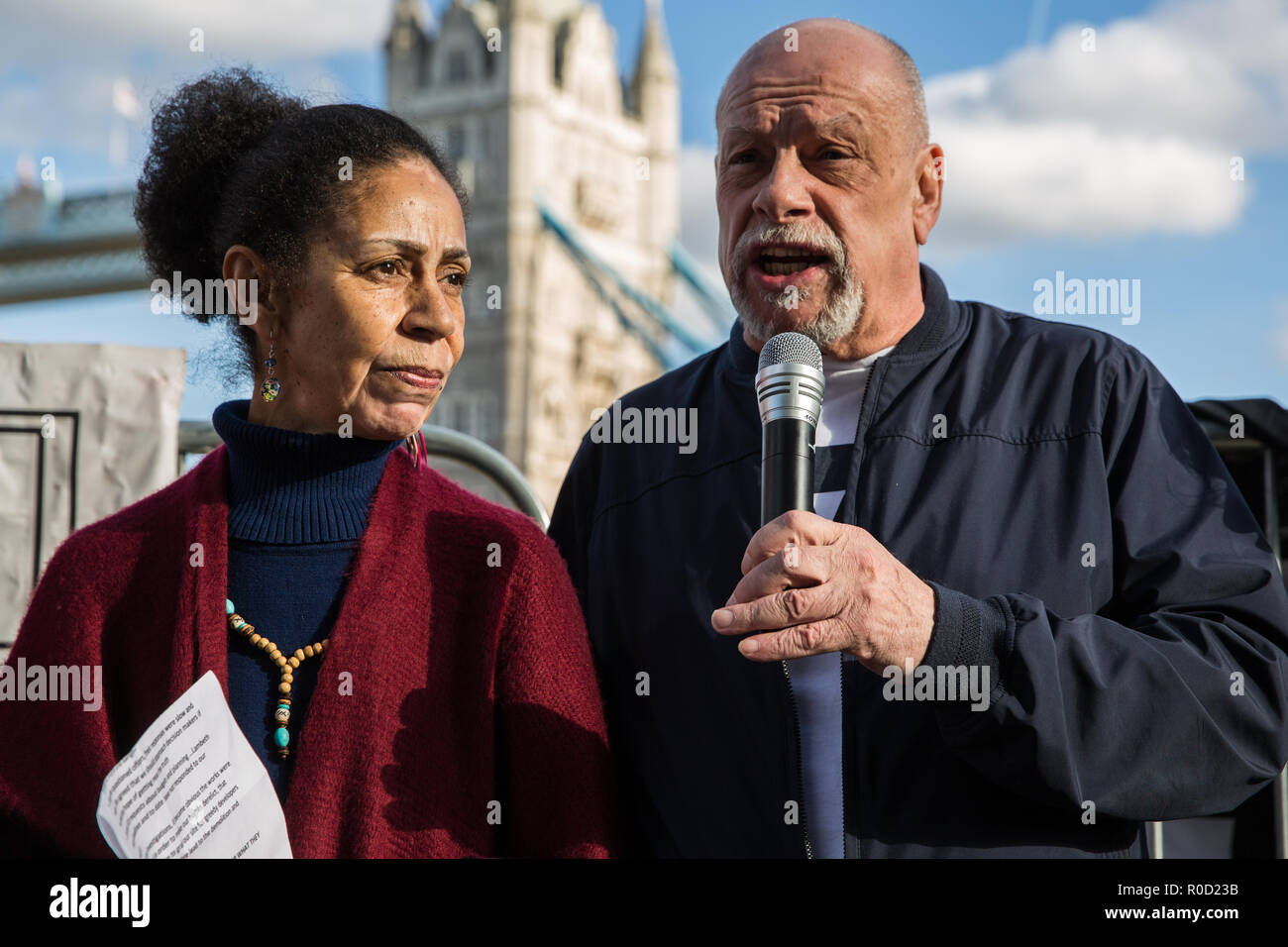 London, UK. 3rd November, 2018. and John of Macintosh Court
