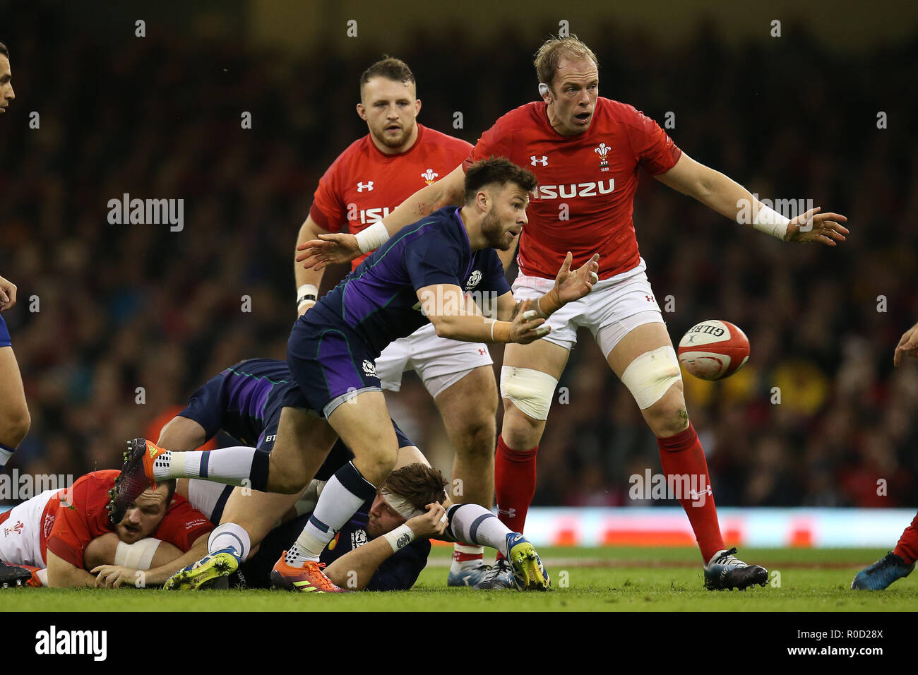 Wales v scotland rugby union hi-res stock photography and images - Page 3