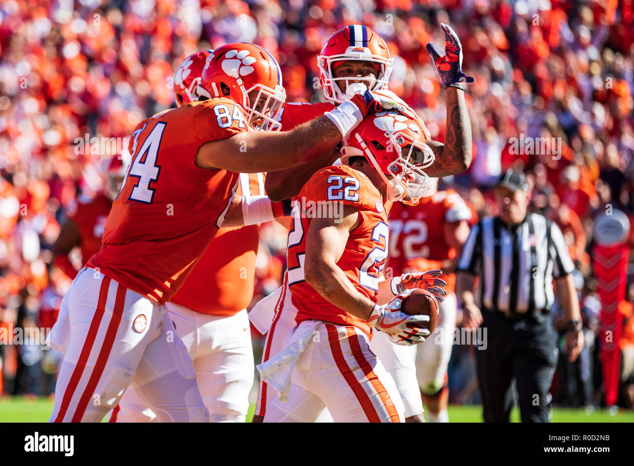 Clemson Tigers Wide Receiver Will Swinney 22 Scores A
