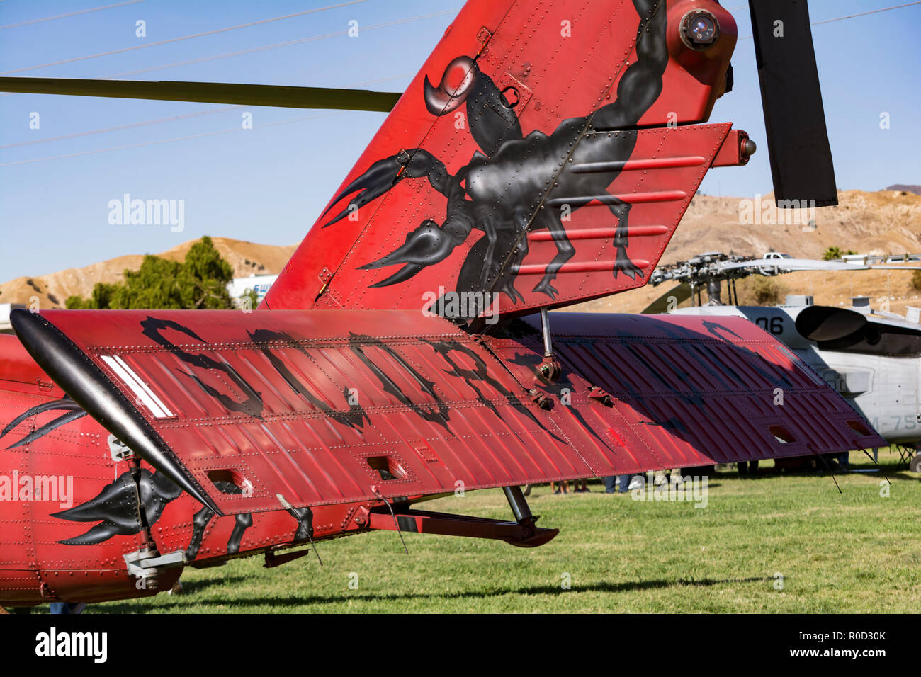 Los Angeles, California USA 3 NOV 2018 Navy helicopter from HSM-49 sporting fancy art work  at the American Heroes Airshow in Los Angeles Credit: Chester Brown/Alamy Live News Stock Photo