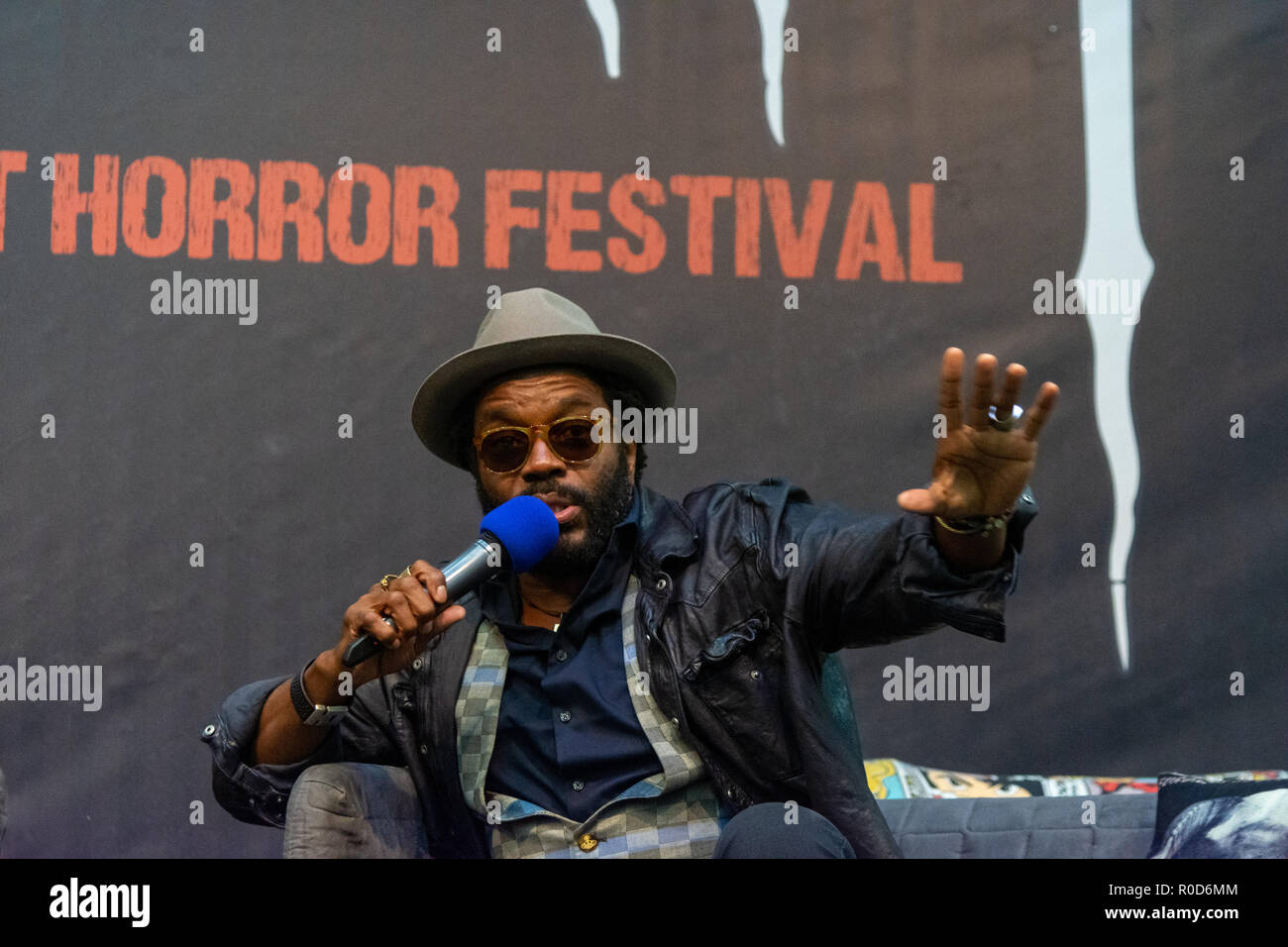 Dortmund, Germany. 3rd November, 2018. Chad L. Coleman (*1974, American actor, The Walking Dead, Arrow, The Wire, The Orville) at Weekend of Hell 2018 Credit: Markus Wissmann/Alamy Live News Stock Photo