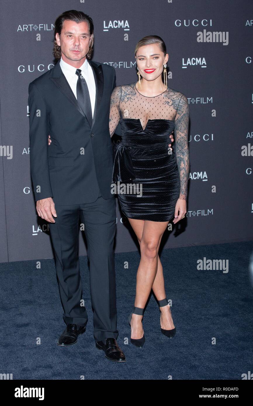 Los Angeles, USA. 3rd Nov, 2018. Gavin Rossdale and Sophia Thomalla attend the 2018 LACMA Art   Film Gala at LACMA on November 3, 2018 in Los Angeles, California. Credit: The Photo Access/Alamy Live News Stock Photo