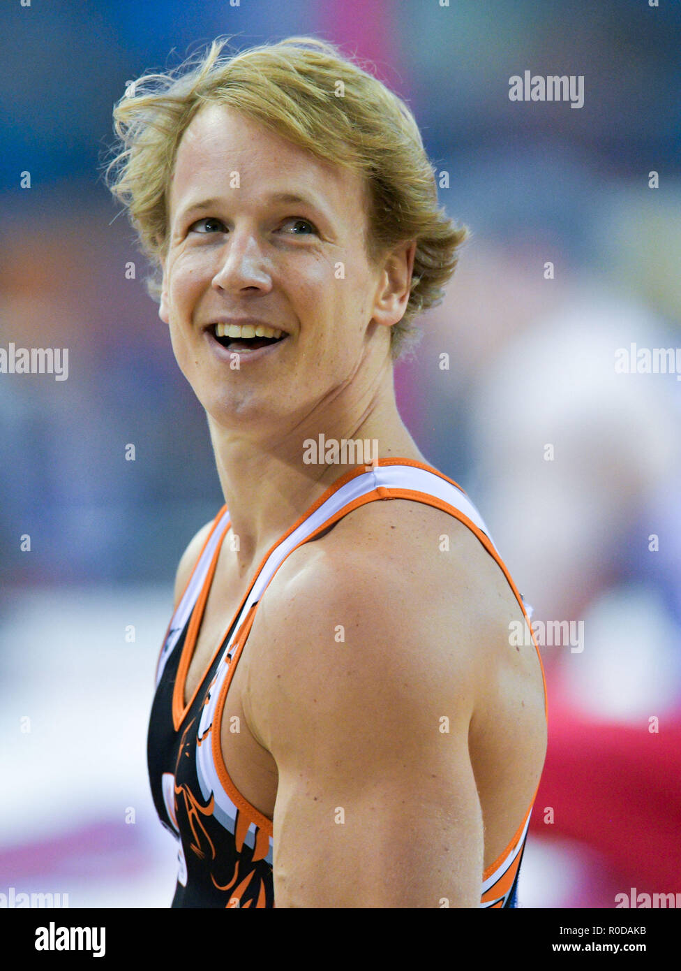 Doha Qatar 3rd Nov 2018 Epke Zonderland Of The Netherlands Celebrates After The Men S Horizontal Bar Final At The 2018 Fig Artistic Gymnastics World Championships In Doha Capital Of Qatar Nov 3