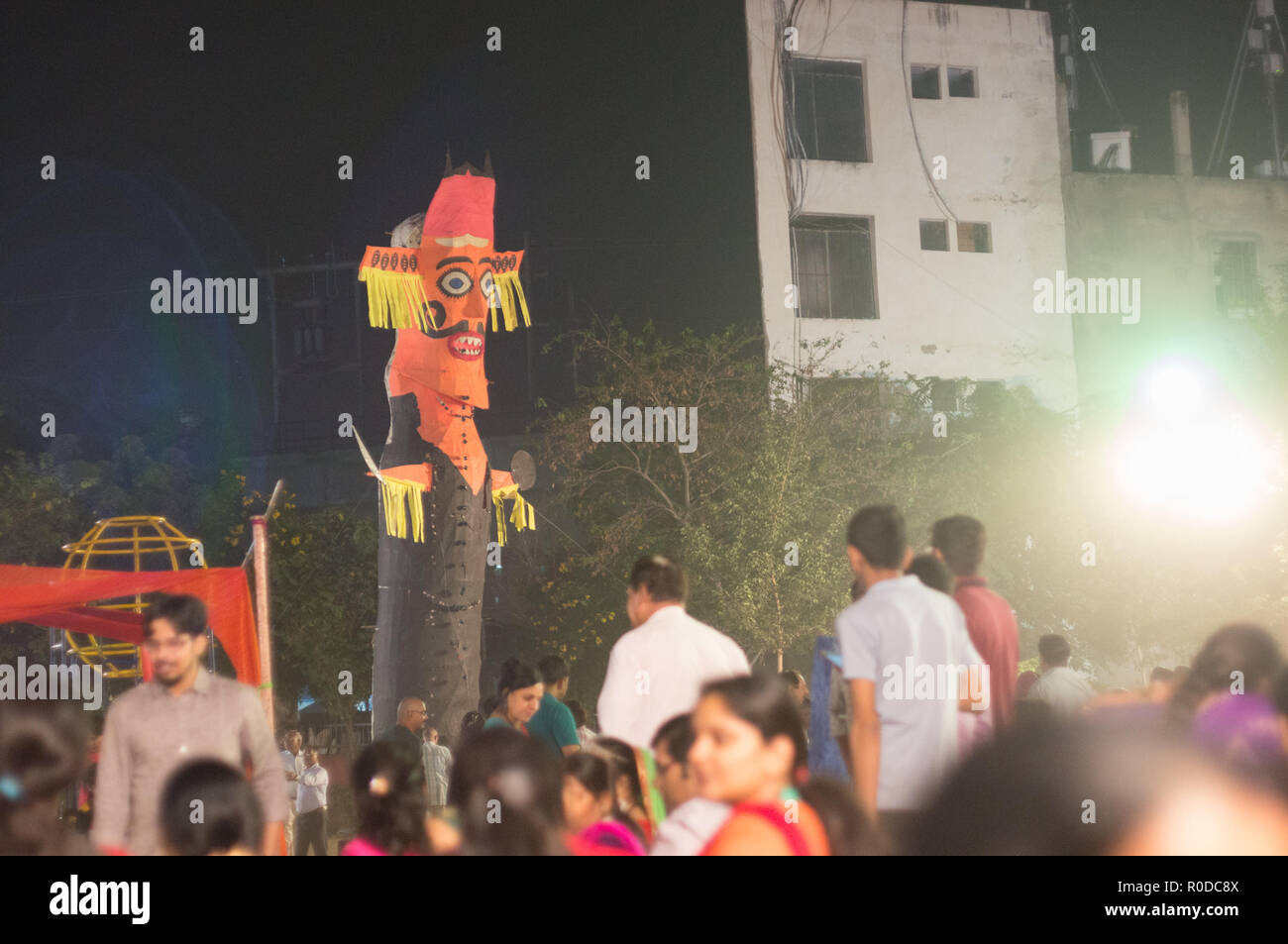 Burning of ravan hi-res stock photography and images - Alamy