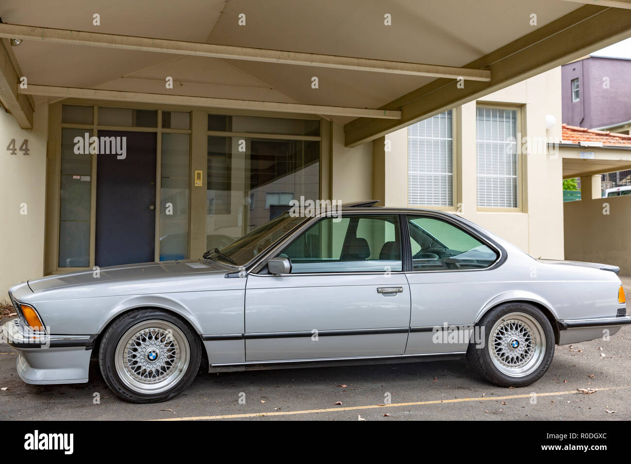 1990's BMW 8 series motor car parked in Sydney,Australia Stock Photo