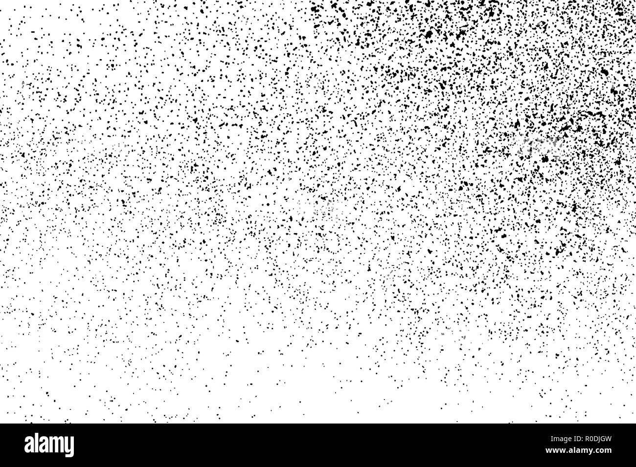 Black grainy texture isolated on white background. Distress overlay ...