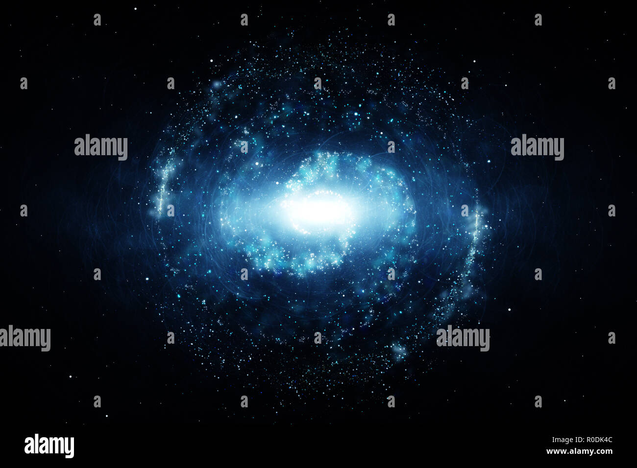 3d rendering, Brilliant nebula Stock Photo