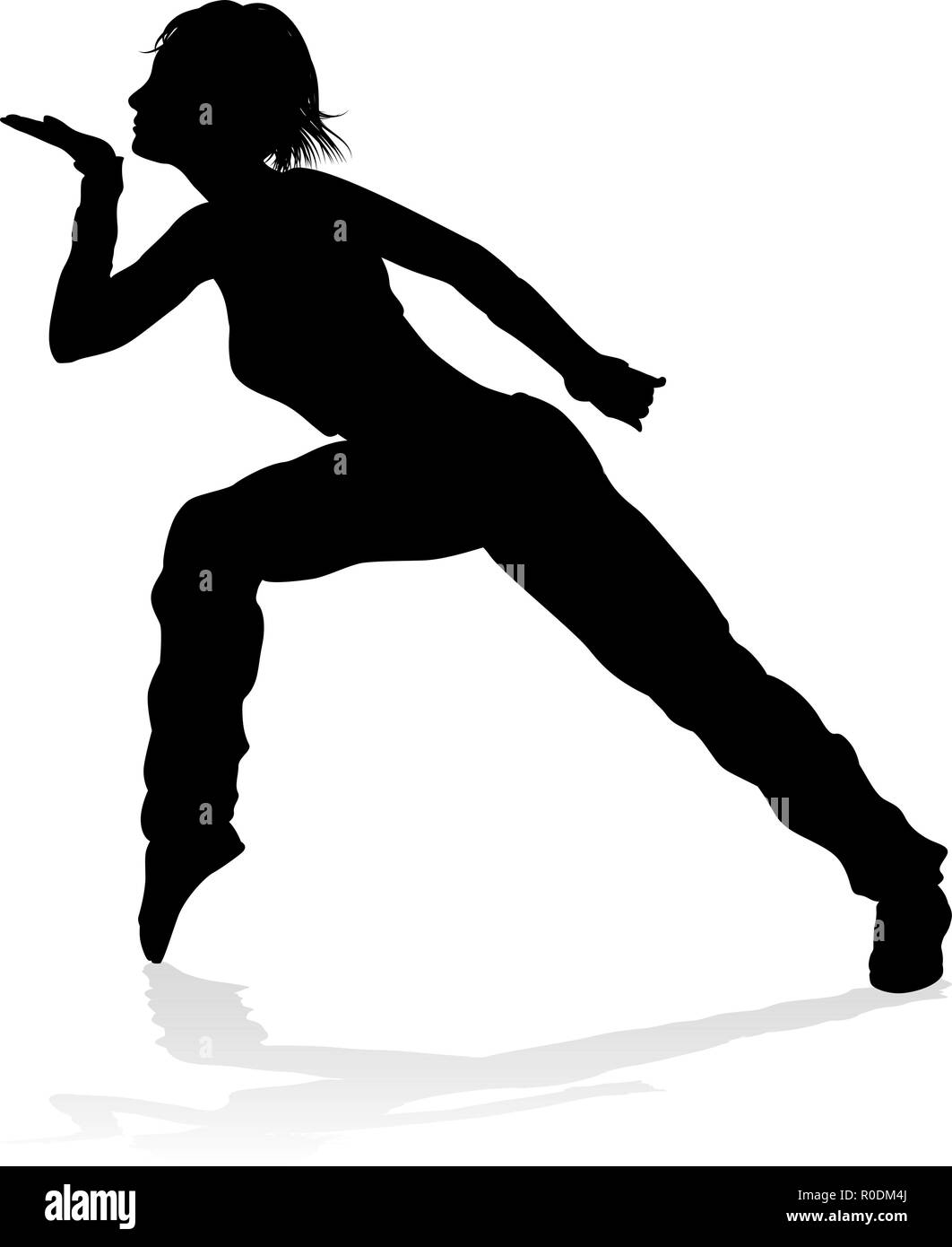 Street Dance Dancer Silhouette Stock Vector Image & Art Alamy