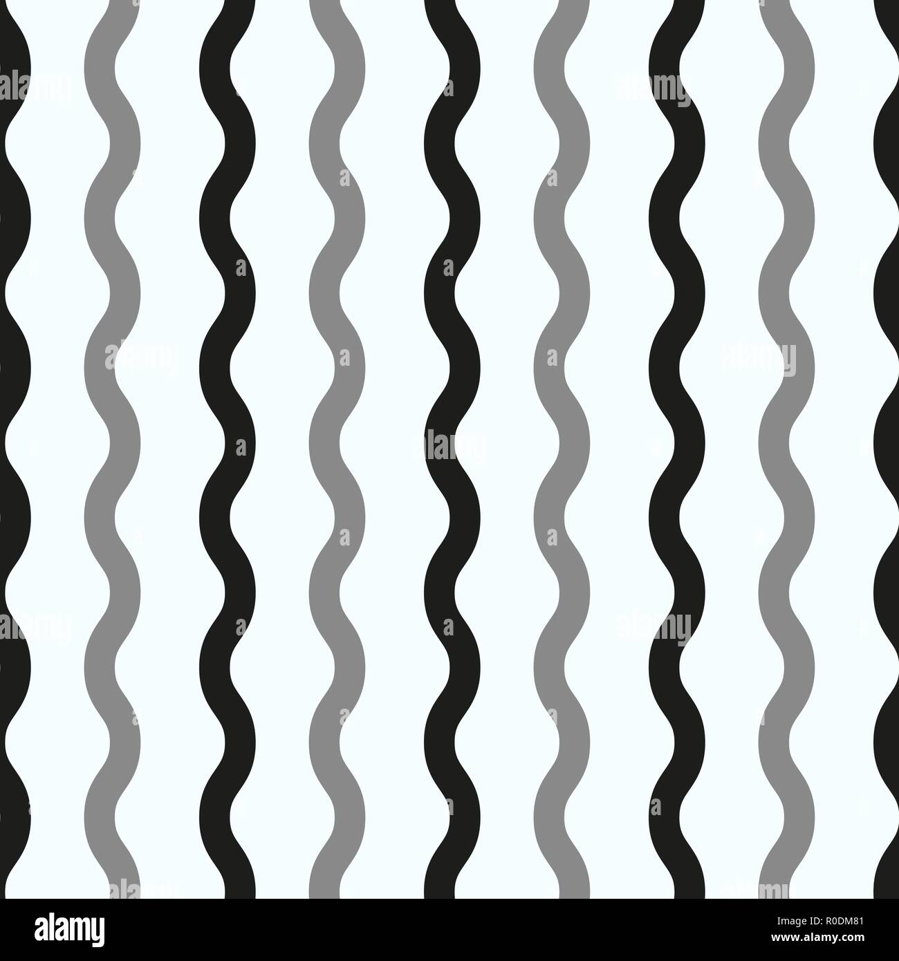 Seamless Vertical Stripe Pattern. Vector Black and White Line Ba
