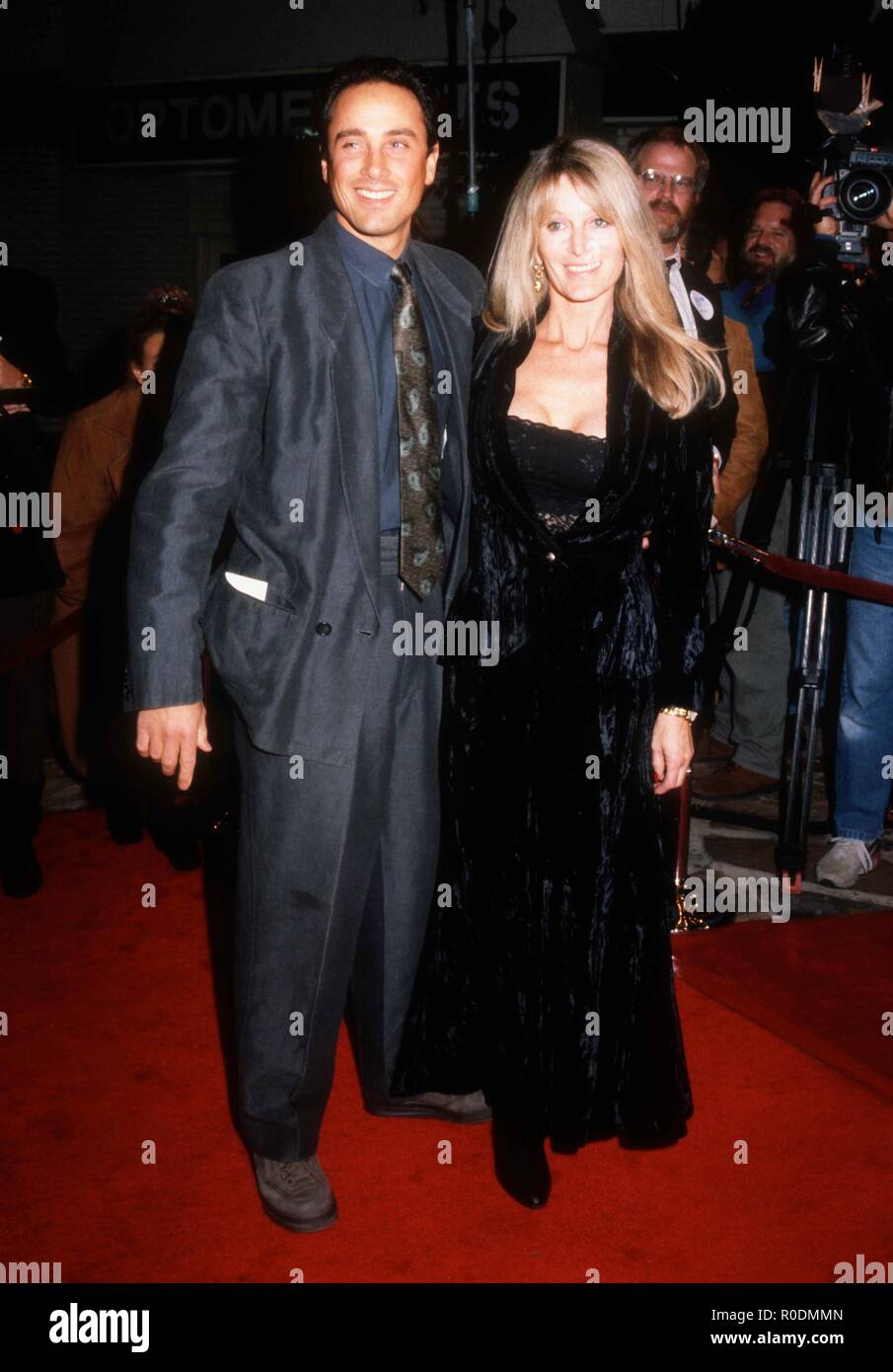 WESTWOOD, CA - DECEMBER 9: Actor Matt Lattanzi and Rona Newton-John attend Columbia Pictures' 'A Few Good Men' Premiere on December 9, 1992 at Mann Village Theatre in Westwood, California. Photo by Barry King/Alamy Stock Photo Stock Photo