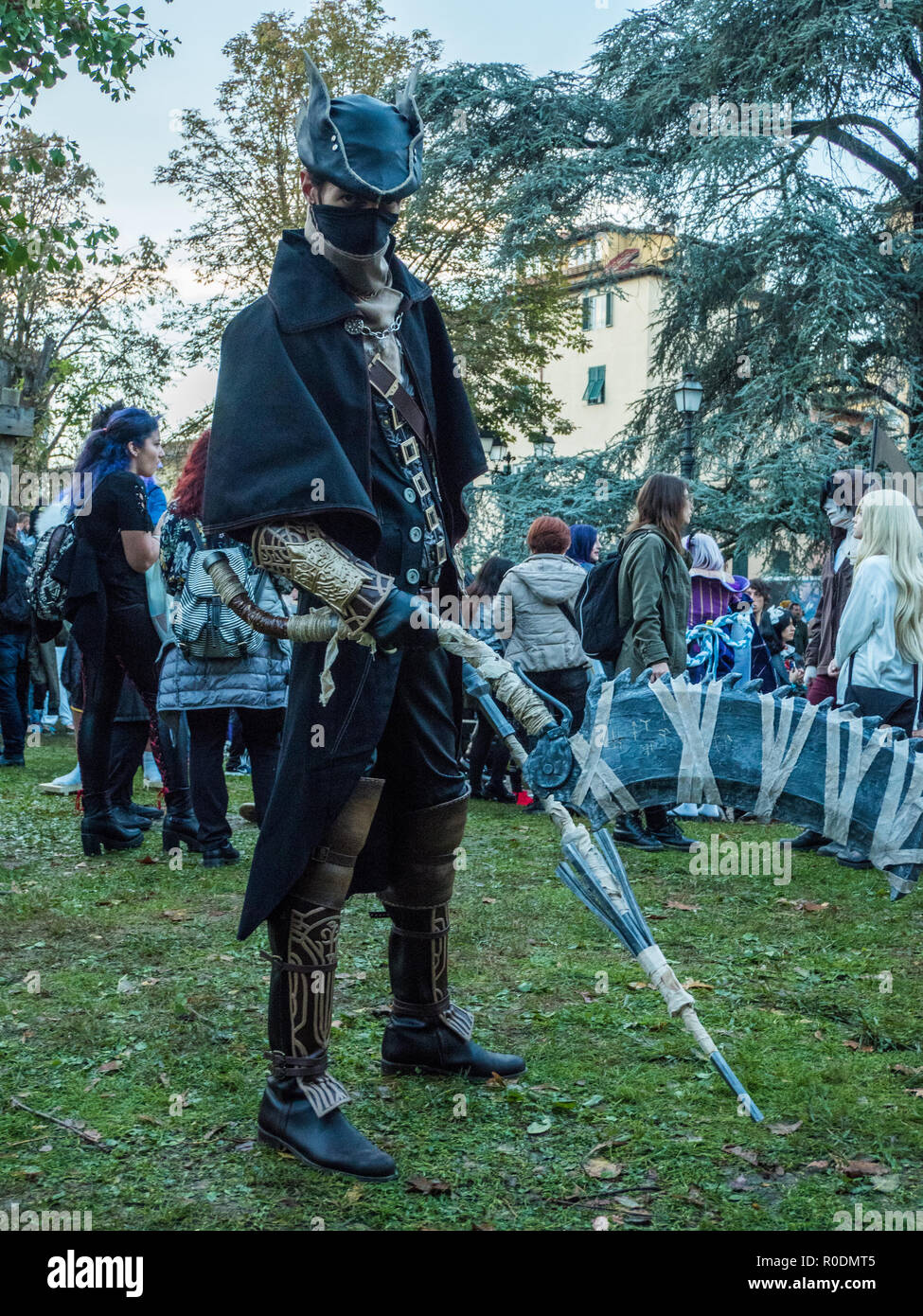 Lucca comics & games, an annual comic book and gaming convention in the walled city of Lucca, Tuscany, Italy Stock Photo