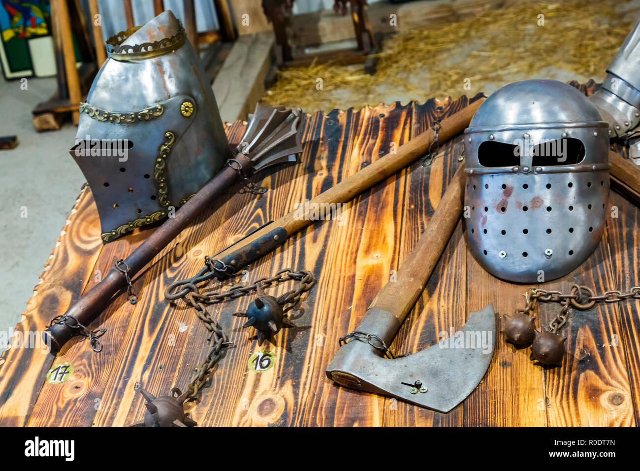 Medieval armoury hires stock photography and images Alamy