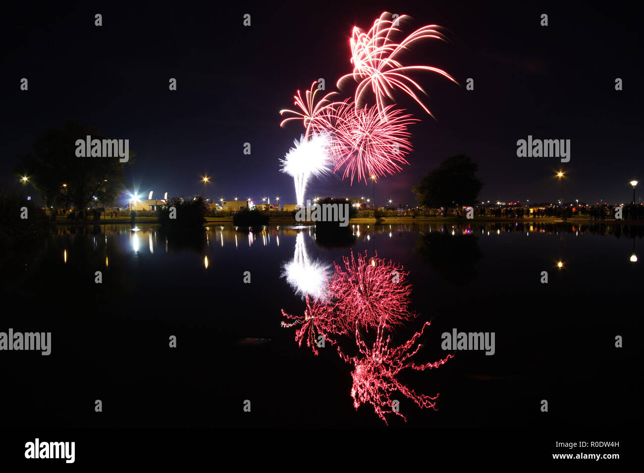 Bonfire Night fireworks display, London, England 2018 Stock Photo