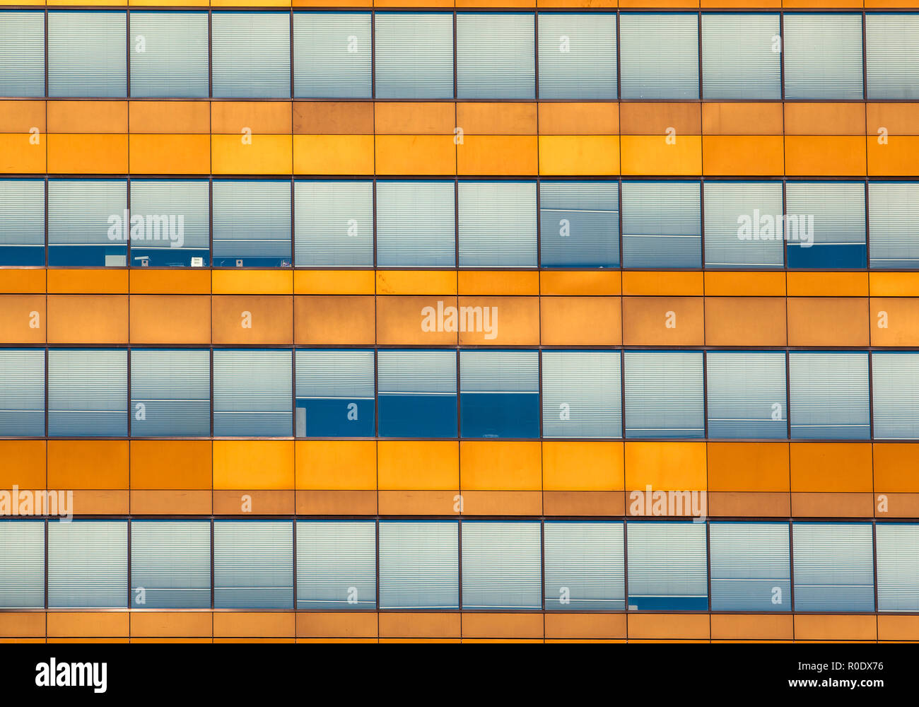 Office Windows as a Concept for Bussines Hours and Jobs Stock Photo