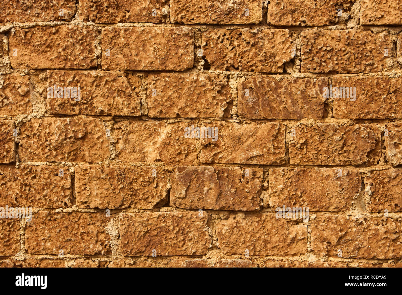 Detail of the typical wall with big limestone blocks Stock Photo Alamy