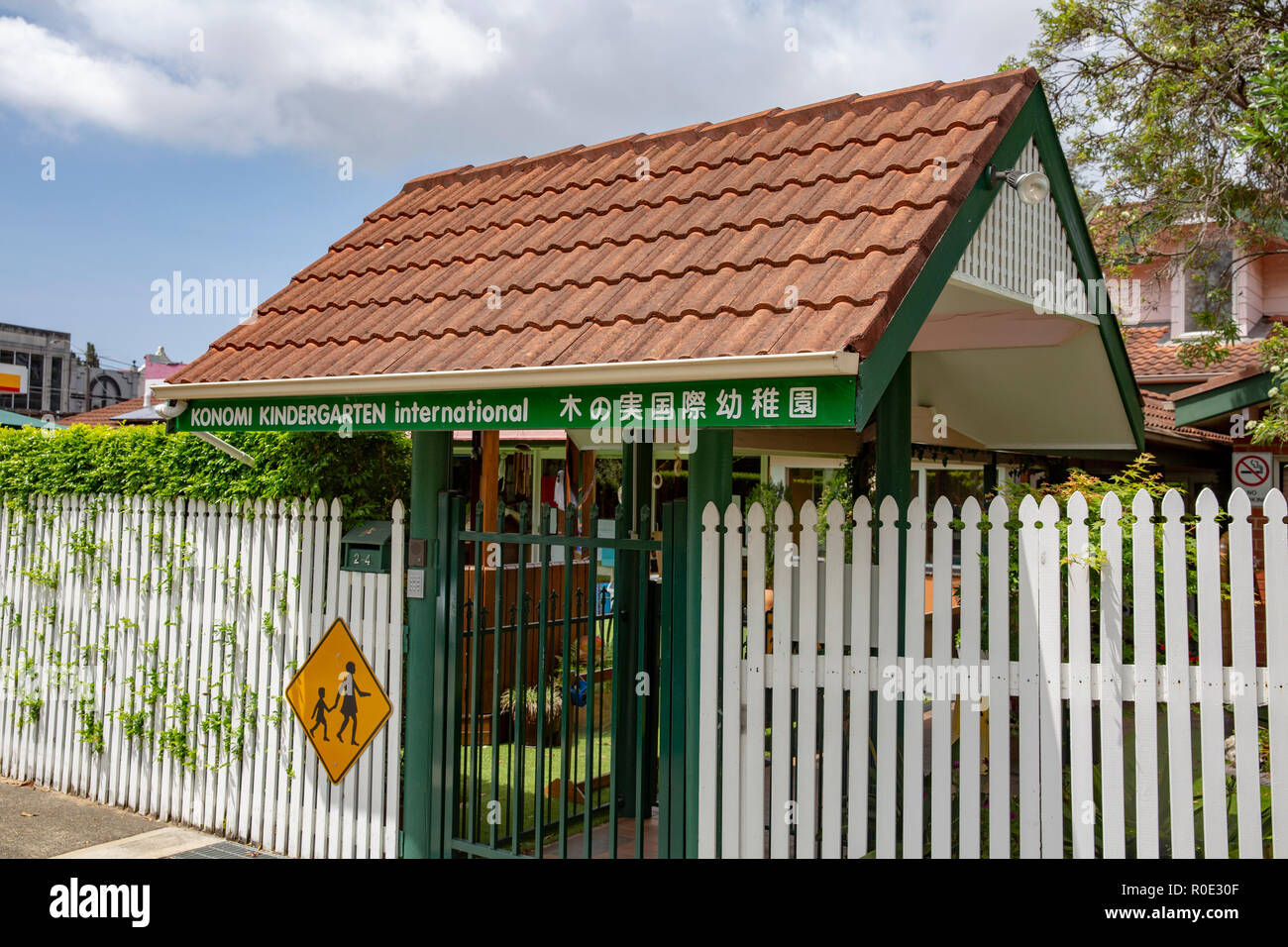 Konomi international kindergarten school in Willoughby,Sydney,Australia Stock Photo