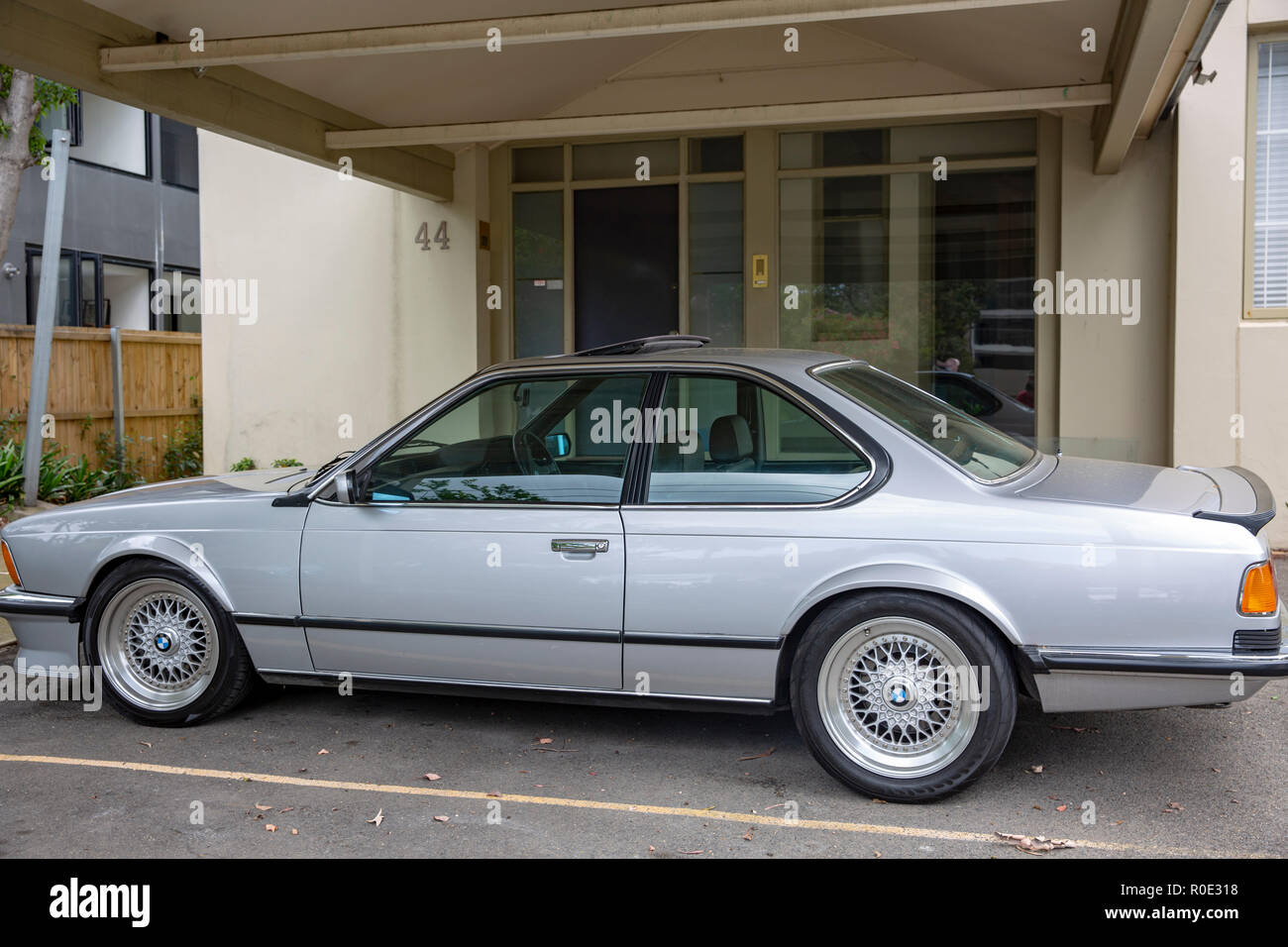 1990's BMW 8 series motor car parked in Sydney,Australia Stock Photo