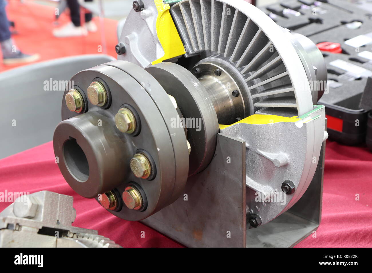 The Fluid Coupling for transmission motor power Stock Photo Alamy