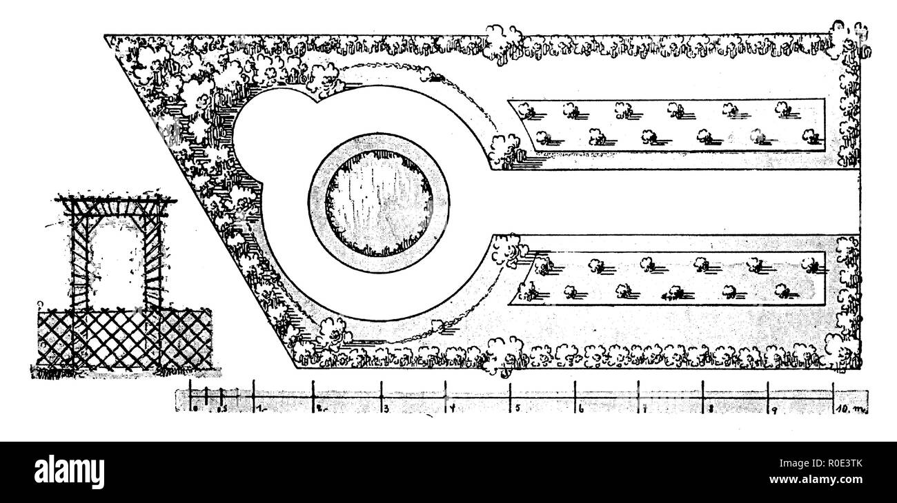 Rose Garden Layout Design Plans