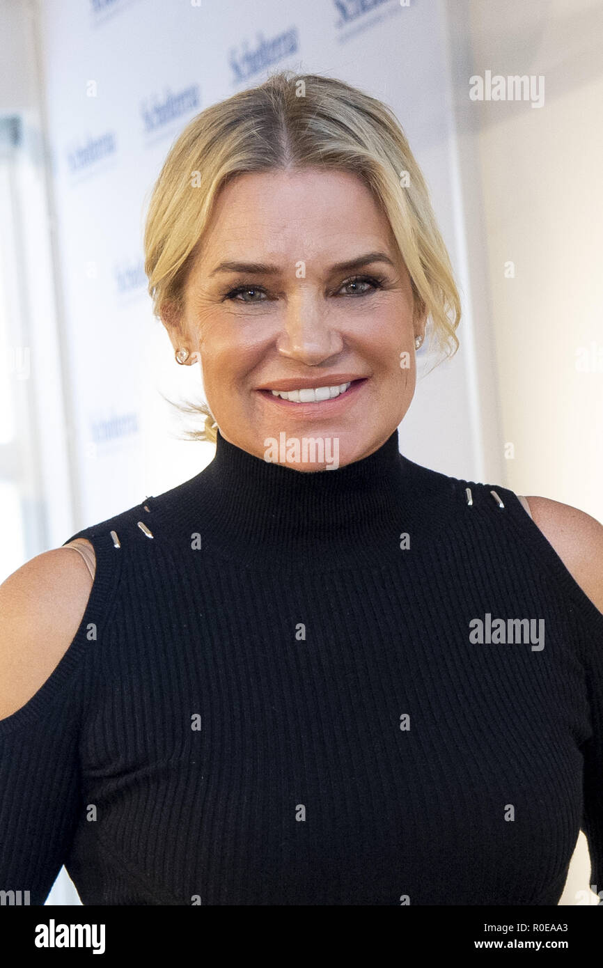 Yolanda Hadid in Scheltema in honour of the publication of her biography 'Believe Me: My Battle with the Invisible Disability of Lyme Disease'. The world famous 'Housewife of Beverly Hills' talks to the press and public about her book, her life and her experiences with Lyme disease.  Featuring: Yolanda Hadid Where: Amsterdam, Netherlands When: 03 Oct 2018 Credit: WENN.com  **Only available for publication in UK, USA, Germany, Austria, Switzerland** Stock Photo