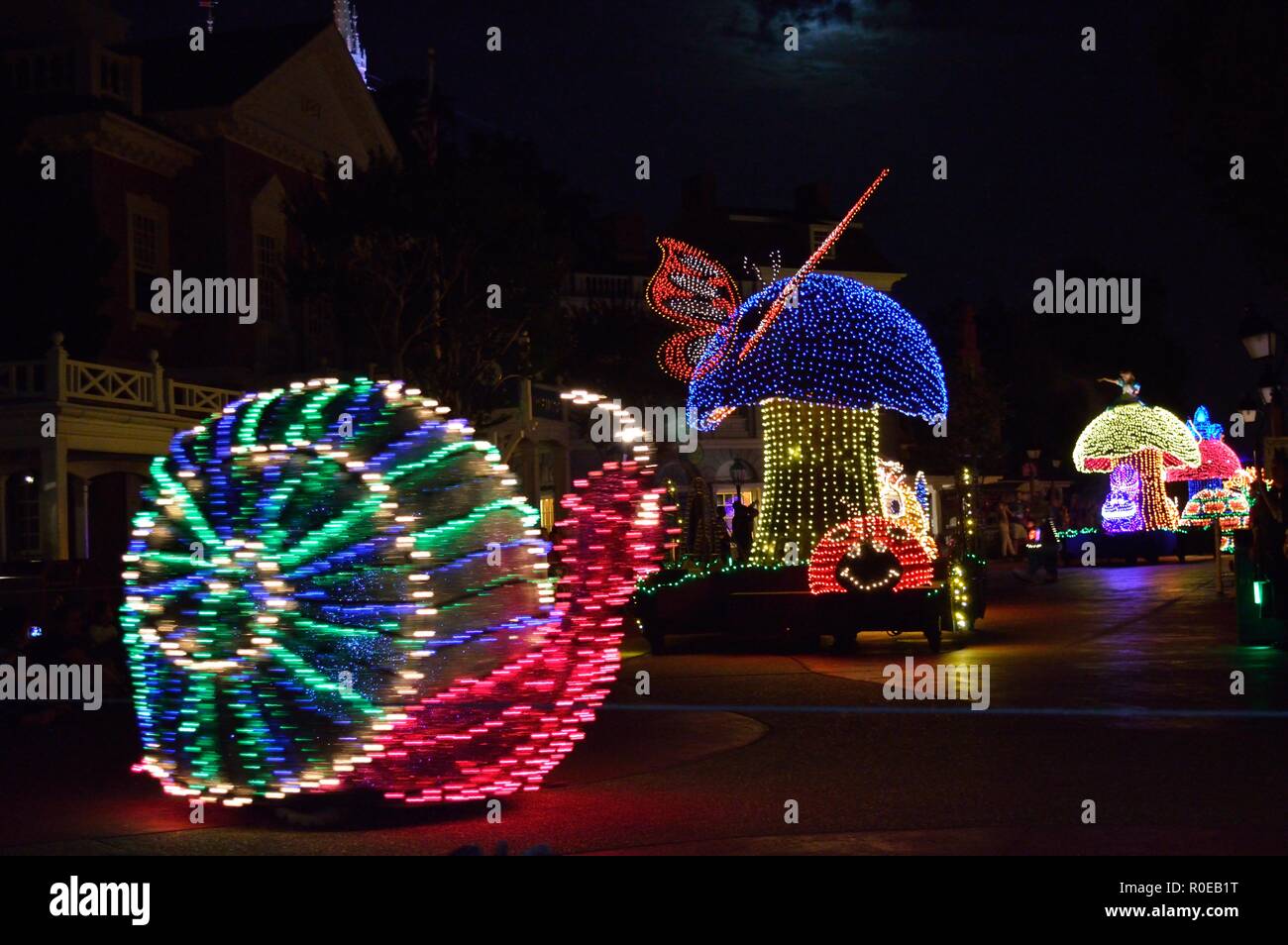 Disney's electrical parade Stock Photo Alamy