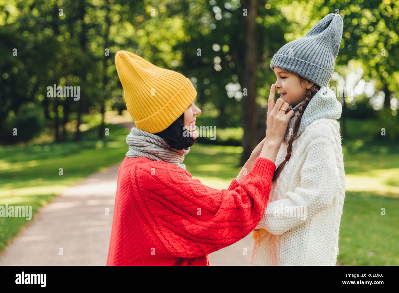 yellow and red sweater