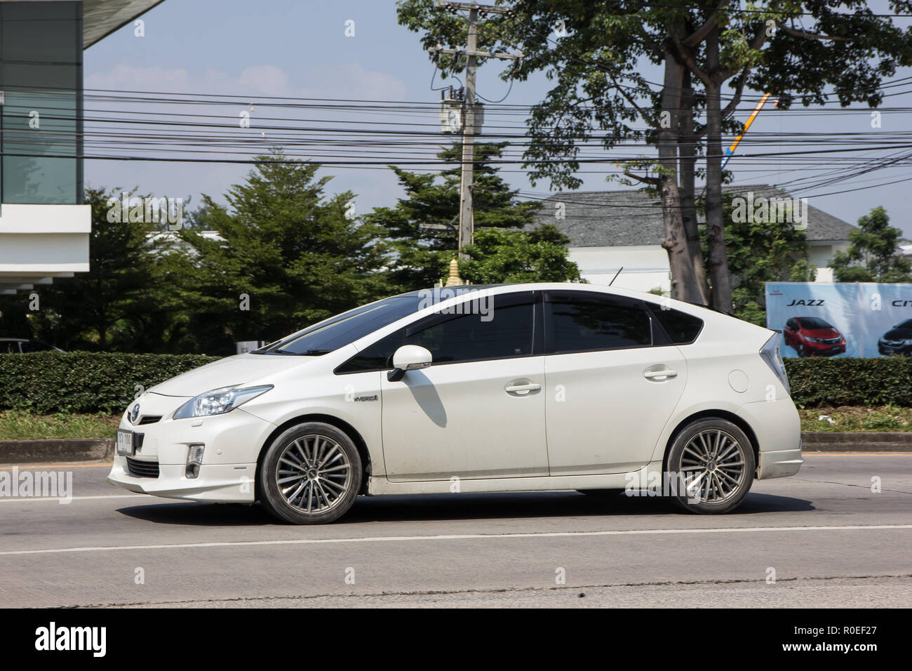 Chiangmai, Thailand - October 5 2018: Private car Toyota Prius Hybrid ...