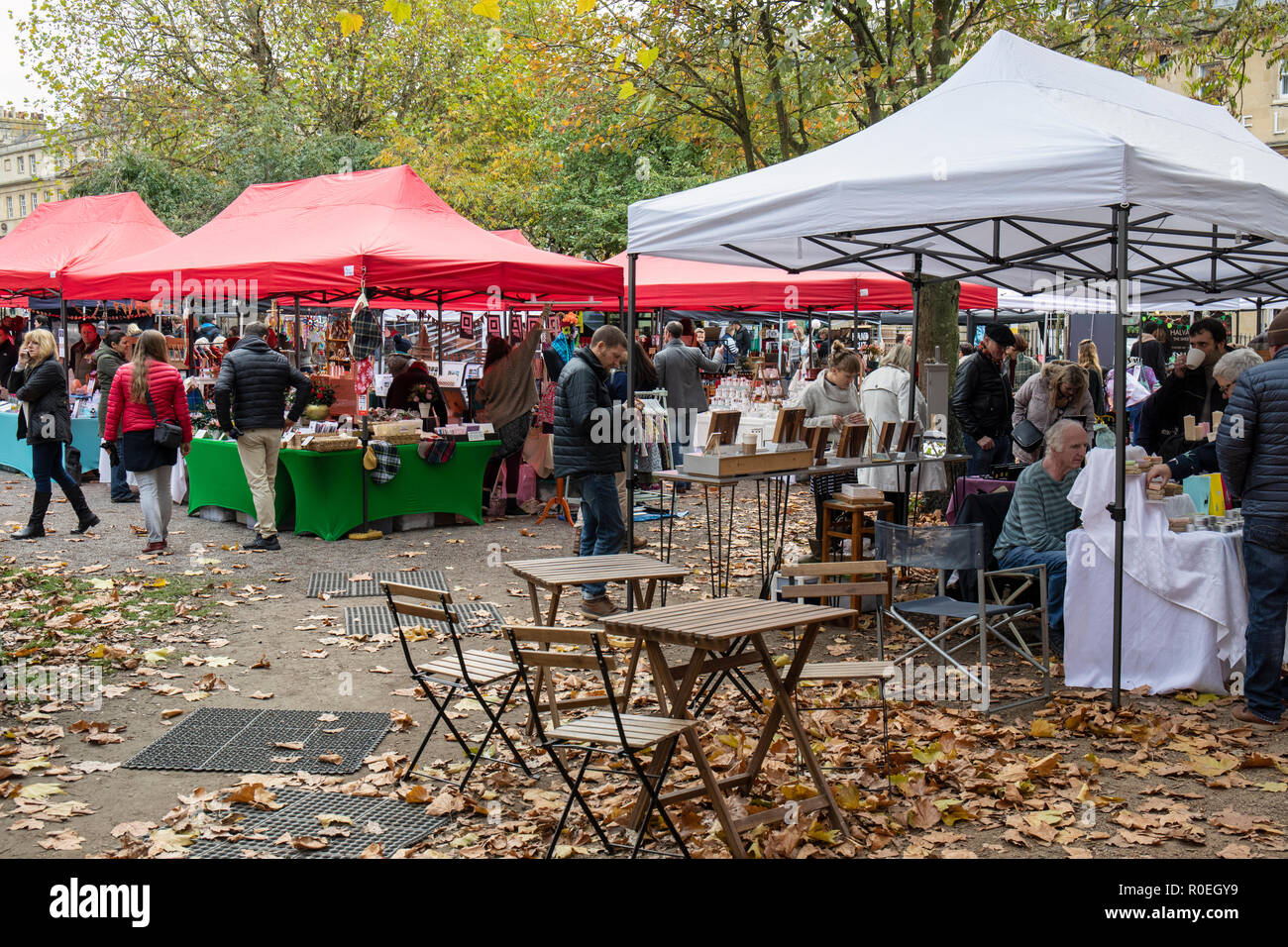 Bath Artisan Market, Queen Square, Bath, England, UK Stock Photo Alamy