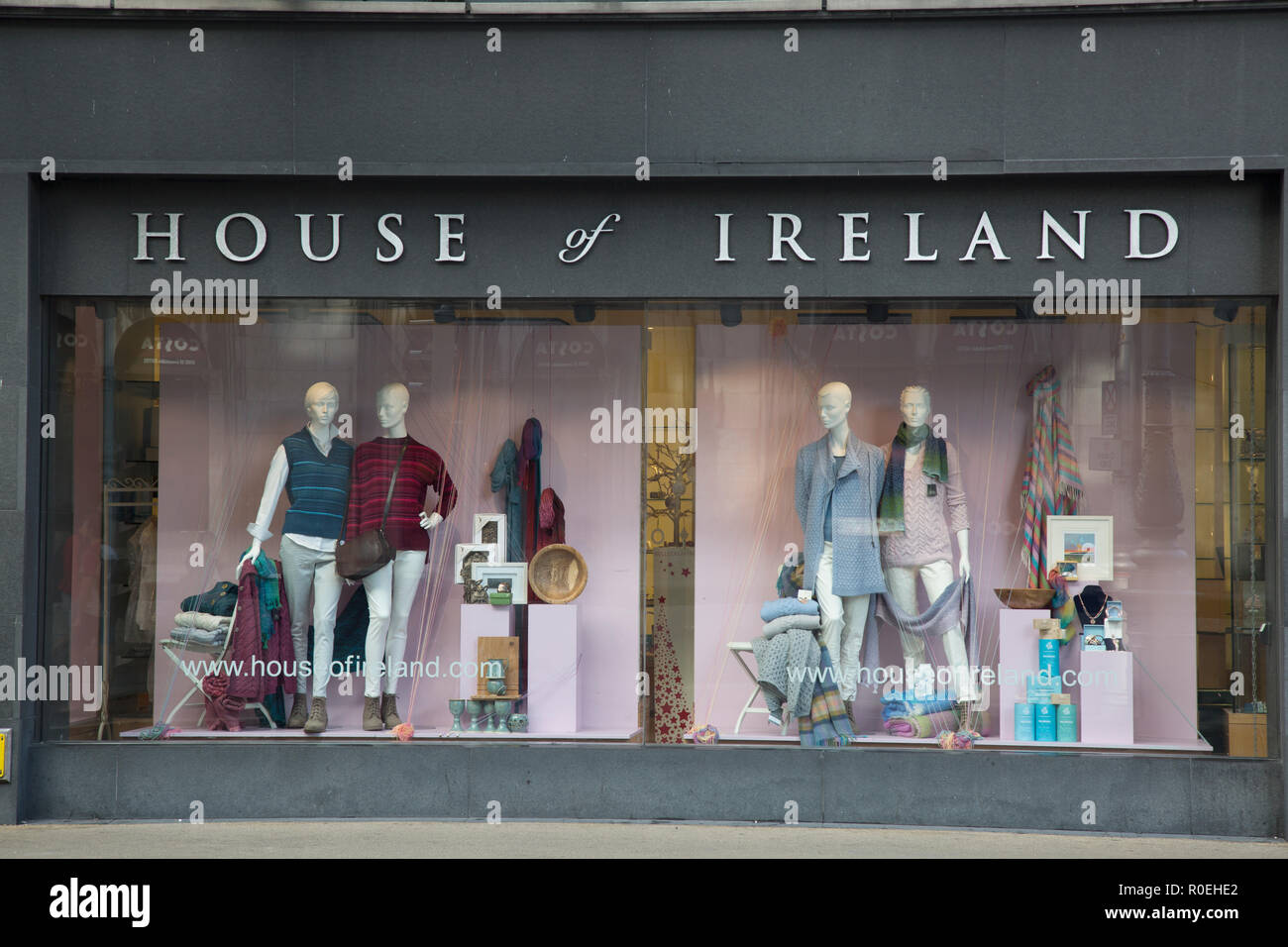 House of Ireland Store, Dawson Street, Dublin, Ireland Stock Photo - Alamy