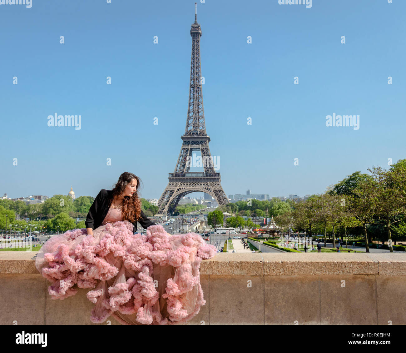 white christmas dresses Pastel Petals Floral Midi Dress main image 1