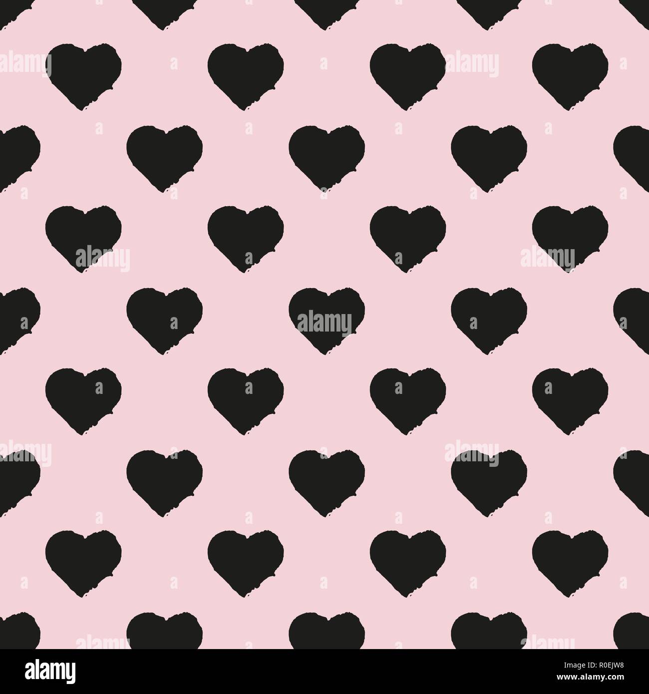 Seamless pattern of heart Stock Vector Image & Art - Alamy