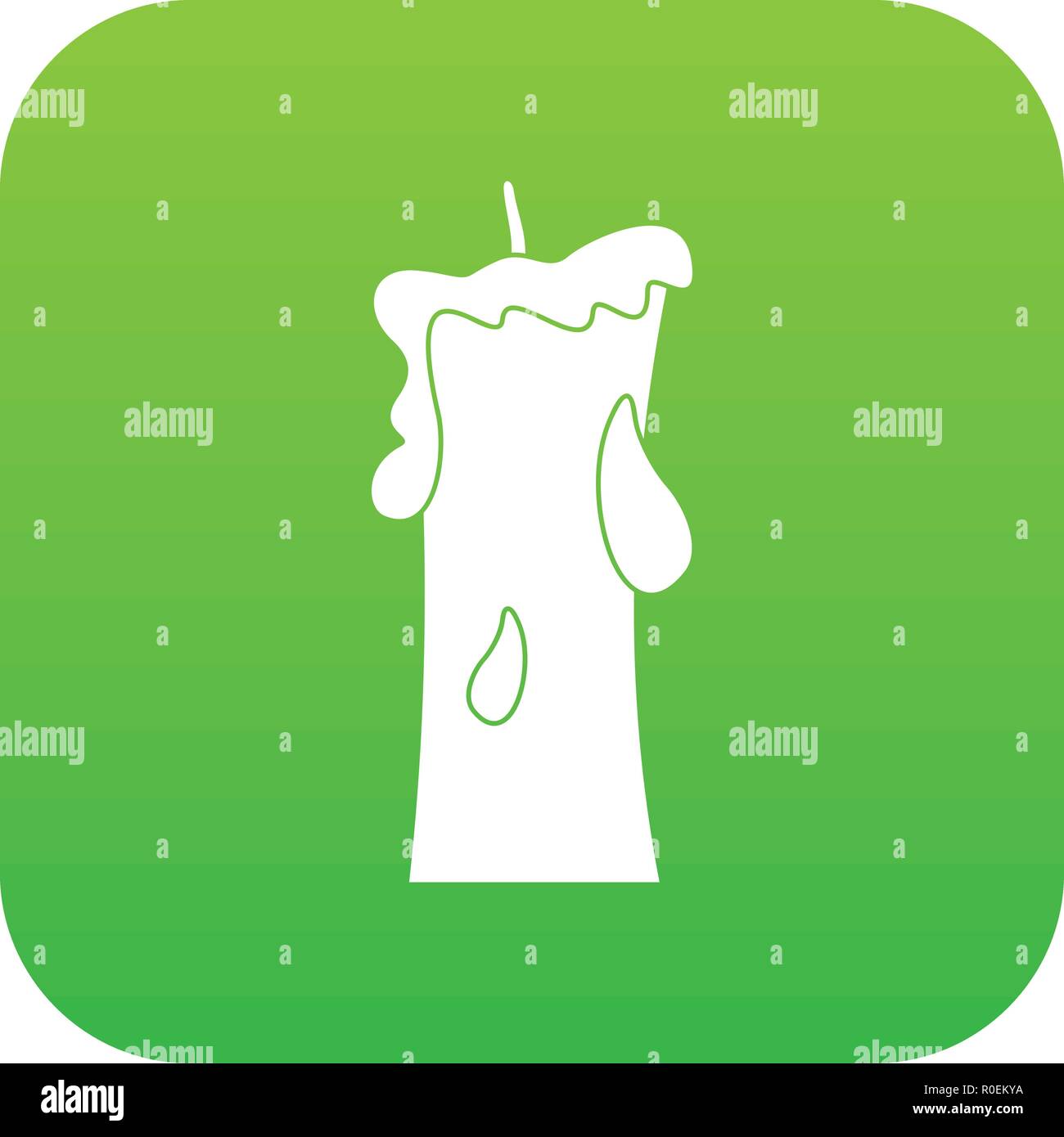 Small candle icon digital green Stock Vector Image & Art Alamy