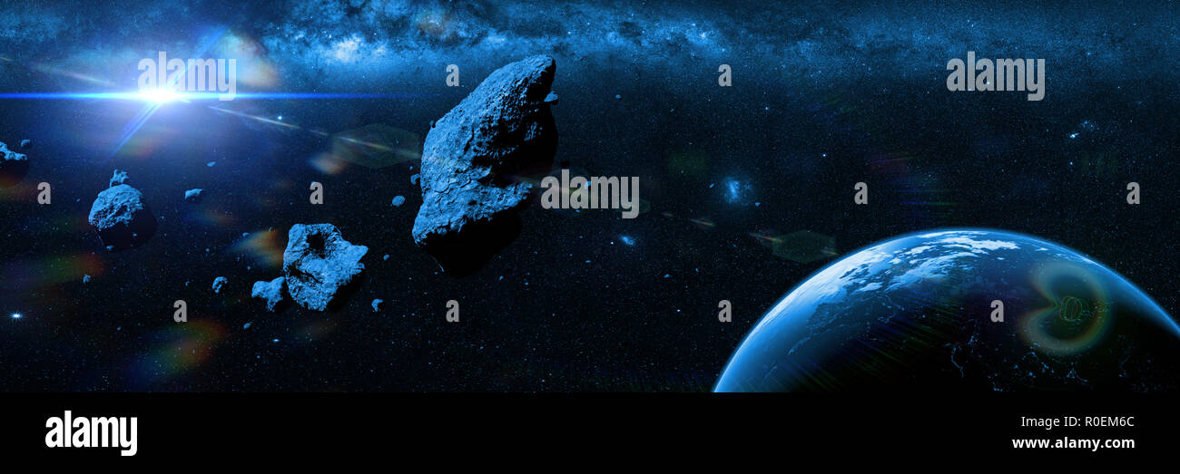 Asteroid moving towards earth Clearance