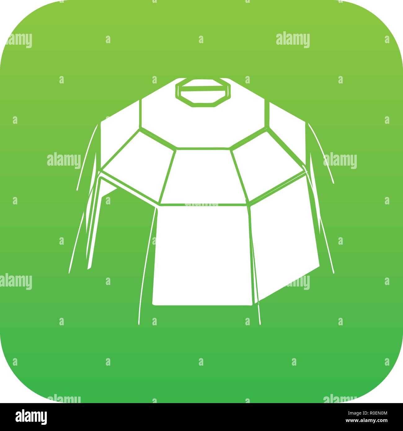 Hexagonal gazebo Stock Vector Images - Alamy