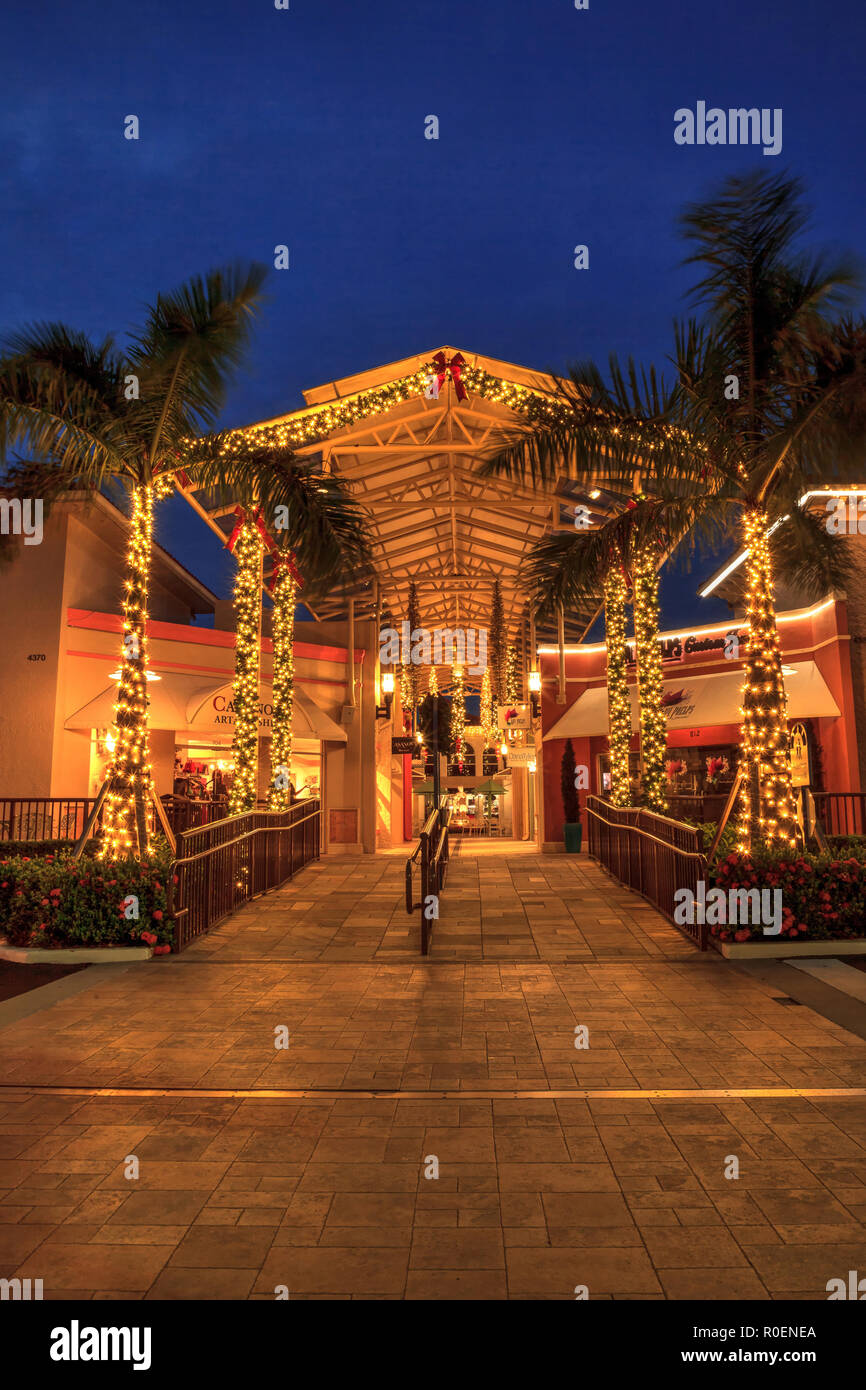 Naples, Florida, USA November 3, 2018 Selection of colorful liquor