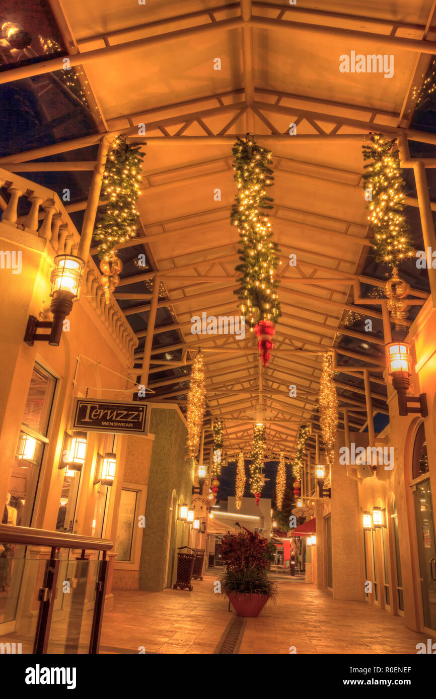 Naples Florida Usa November 3 2018 Christmas Lights