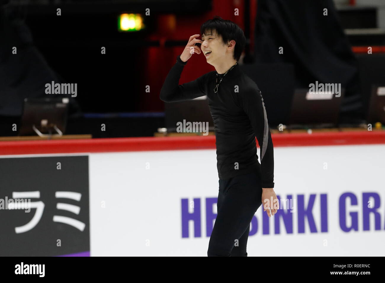Helsinki, Finland. 2nd Nov, 2018. Yuzuru Hanyu (JPN) Figure Skating