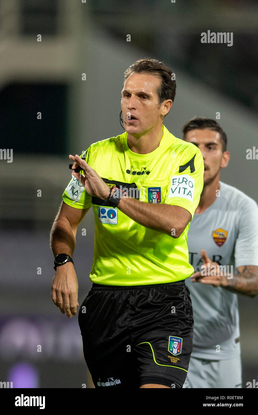 Luca Banti (Referee) during the Italian 