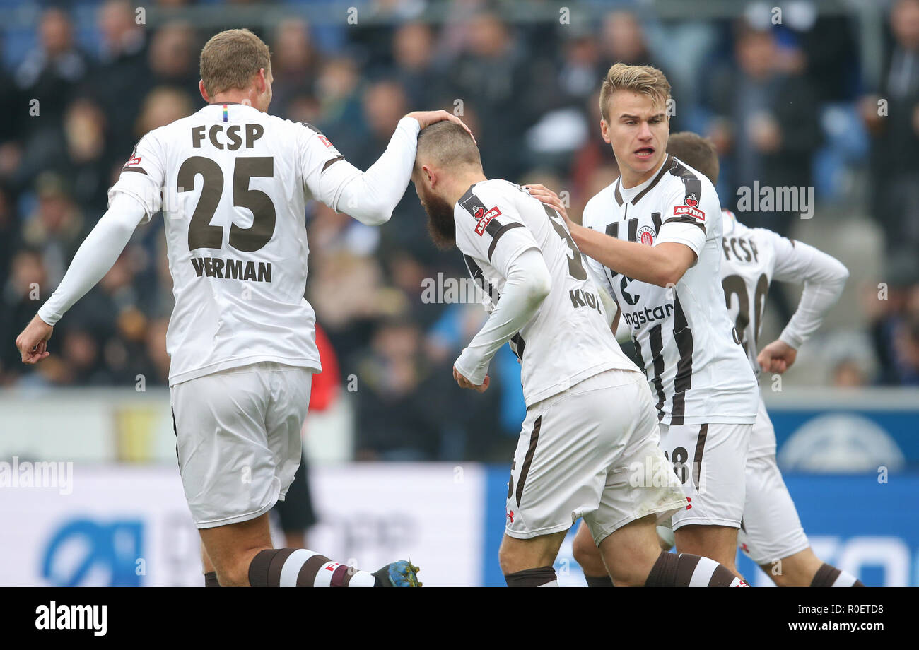 Bielefeld Germany 04th Nov 2018 Soccer 2nd Bundesliga Arminia Bielefeld Fc St Pauli 12th Matchday In