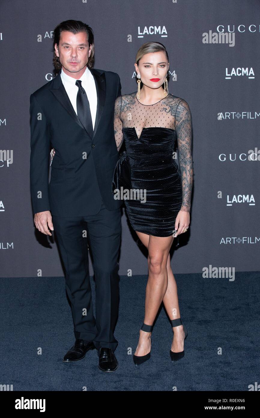 Los Angeles, USA. 12th Sep, 2018. Gavin Rossdale and Sophia Thomalla attend the 2018 LACMA Art   Film Gala at LACMA on November 3, 2018 in Los Angeles, California. Credit: The Photo Access/Alamy Live News Stock Photo